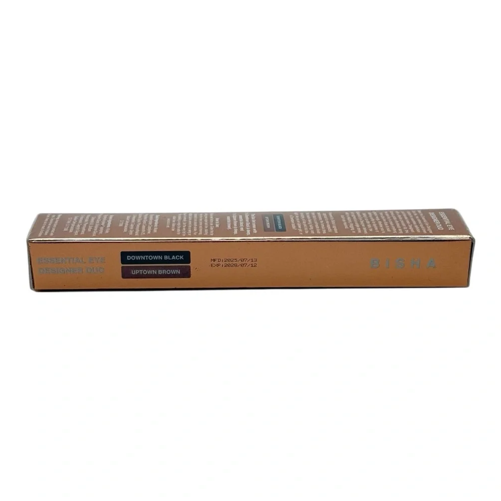 Bisha Essential Eye Designer Duo Liner in Downtown Black and uptown Brown